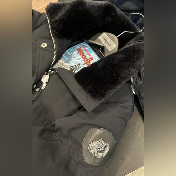 WOODPECKER WOMEN'S BUMNESTER 3/4 COAT - BLACK DIAMOND - Picture 8 of 9